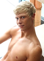 Blond twink Alex Waters strokes his cock by BelAmi Online With Alex Waters