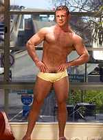 Hot hairy muscle man Ricky Parks naked by Colt Studio