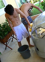 Two Gay Thai Boys in Car Wash Boys by BoyKakke