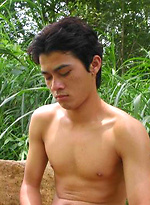 Sexy Thai guy strips in the wild by BoyKakke