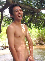 Sexy Thai guy strips in the wild by BoyKakke