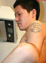 Japanese boy with big cock fucking and cumming on a twinks face by Japan Boyz