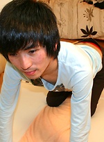 Sexy japanese twink in sexy underwear stripping and stroking by Japan Boyz