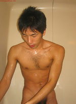 Hot Japanese boy tugs off his cock for you by Japan Boyz