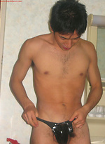 Hot Japanese boy tugs off his cock for you by Japan Boyz