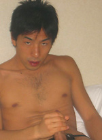 Hot Japanese boy tugs off his cock for you by Japan Boyz