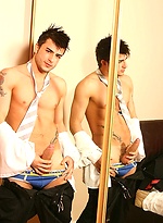 Sexy english lad Harry Louis strokes dick by UKNakedmen With Harry Louis