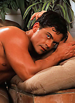Rob Romoni shows rock hard cock by Colt Studio