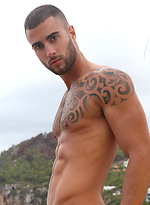 Admirer Will Helm Seduces Damien Crosse Overlooking the Sea by Lucas Entetainment With Damien Crosse,Will Helm