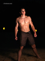 Muscle boy plays with his boner by Frat Men