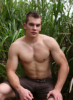 Muscle boy plays with his boner by Frat Men