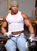Otto Mann delivers a tasty tableau of white collar muscleplay by Muscle Hunks