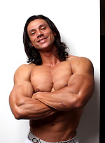 Nino Sabrini shows his ripped and proportioned muscle, with solid rocky abs by Power Men