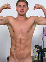 Ripped boy Jamie jackoff by English Lads