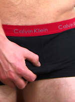 Sebastian shows his hairy chest and cock by English Lads