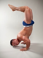 With his debut solo jack off, Sergio King presents a nice tight package of big hard muscle. by Randy Blue