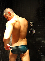 Hitting the Showers with my Hung Mate Daniel Carrera by Bentley Race
