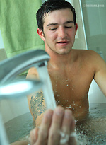 Hot brunette jock Chaz by Frat Men
