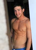 Hot brunette jock Chaz by Frat Men