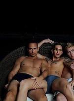 Muscle hunks Bodie, Gabriel and Connor threesome by On The Hunt