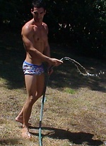 Juan gets a blowjob outdoors by Alpha Male Fuckers