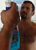 Jean Franko jerking off his uncut cock by Alpha Male Fuckers With Jean Franko