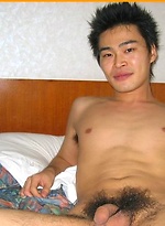 Hot Japanese guy with a nice body shows off his big cock by Japan Boyz