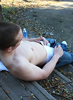 Dylan McLovin strokes his cock by Nextdoor Male With Dylan McLovin