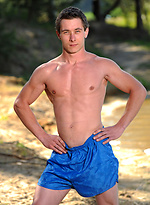 Rado and Olda naked outdoors by William Higgins