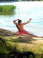 Rado and Olda naked outdoors by William Higgins