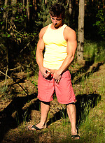 Rado and Olda naked outdoors by William Higgins