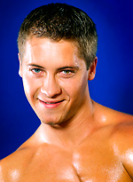Oiled muscle stud naked by William Higgins