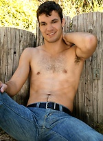 Bridge Layne finds a nice sunny spot on the farm to play with his nipples, tease his hole and stroke his big meaty dick. by Randy Blue