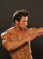 Muscle czech stud shows his cock by William Higgins