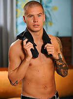 Tomas Silhan posing naked by William Higgins