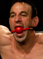 Two studs endure extreme post orgasm torment during a live show. by Bound Gods