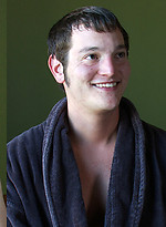 Two boys get used and abused by a gay mob in a public restroom. by Bound in Public