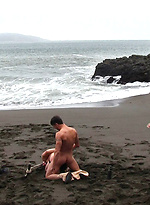 Amateur video of Micah Andrews being used and abused on a public beach. by Bound in Public