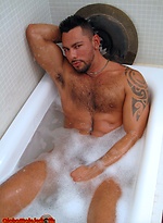 Muscle hairy hunk Tiko cums by Alpha Male Fuckers