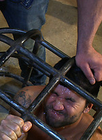 Dominic Pacifico gets completely destroyed and gang banged in warehouse full of men. by Bound in Public With Dominic Pacifico