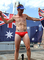Aussie boys Ryan and Brent naked on the roof by Bentley Race