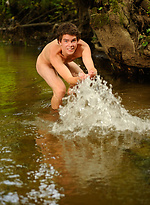 Gregor Bortel naked outdoors by William Higgins
