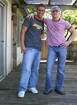 Kenny and Phoenix jerking off dicks by Nextdoor Buddies