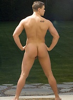 Cute vollege muscle stud naked by Hot House Backroom