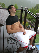 Jonny T. strokes dick by Nextdoor Male