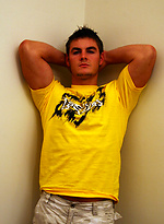 Muscled stud Brenden working out and strokes dick by Nextdoor Male