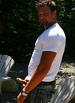 Ricky M jerking off dick by Nextdoor Male With Ricky M