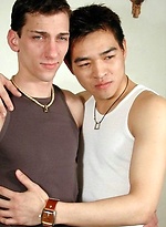 Sexy Asian boy and hot white stud sucks each others big hard cock by BoyKakke