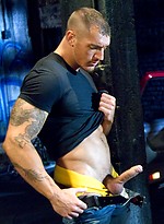 Gay porn stars Francesco D'Macho and Ty LeBeouf fuck by Hot House Backroom With Ty LeBeouf,Francesco DMacho