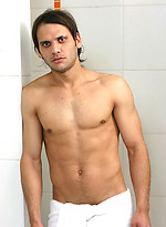 Pedro Blanca in a shower by Brazilian Studz